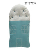 Baby Pillow Cotton Cartoon Small House Pillow Newborn Crib Bumper Baby Toy Children's Room Decorate Car Seat Cushion Bedding