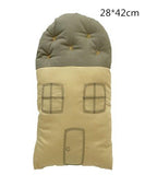 Baby Pillow Cotton Cartoon Small House Pillow Newborn Crib Bumper Baby Toy Children's Room Decorate Car Seat Cushion Bedding