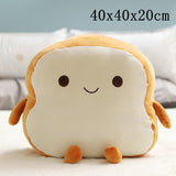 Cute Cartoon Plush Hamburger Ice Cream French Fries Toy Stuffed Food Popcorn Cake Pizza Pillow Children Toys Baby Birthday Gift