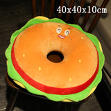 Cute Cartoon Plush Hamburger Ice Cream French Fries Toy Stuffed Food Popcorn Cake Pizza Pillow Children Toys Baby Birthday Gift