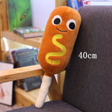 Cute Cartoon Plush Hamburger Ice Cream French Fries Toy Stuffed Food Popcorn Cake Pizza Pillow Children Toys Baby Birthday Gift