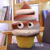 Cute Cartoon Plush Hamburger Ice Cream French Fries Toy Stuffed Food Popcorn Cake Pizza Pillow Children Toys Baby Birthday Gift