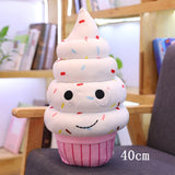 Cute Cartoon Plush Hamburger Ice Cream French Fries Toy Stuffed Food Popcorn Cake Pizza Pillow Children Toys Baby Birthday Gift