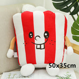 Cute Cartoon Plush Hamburger French Fries Chicken Leg Toy Stuffed Food Popcorn Pizza Pillow Cushion Kids Toys Birthday Gift