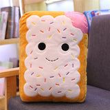 cute  cartoon plush hamburger ice cream french fries toy stuffed food Popcorn cake pizza pillow cushion kids toys birthday gift