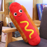 cute  cartoon plush hamburger ice cream french fries toy stuffed food Popcorn cake pizza pillow cushion kids toys birthday gift