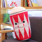 cute  cartoon plush hamburger ice cream french fries toy stuffed food Popcorn cake pizza pillow cushion kids toys birthday gift