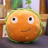 cute  cartoon plush hamburger ice cream french fries toy stuffed food Popcorn cake pizza pillow cushion kids toys birthday gift