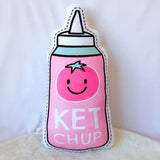 INS Style Pink Pillow Cute Cartoon Hamburger Shoes Guitar Dolphin Throw Pillow Cushion Home Decor Toys For Children Xmas Gif