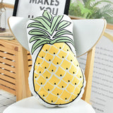Double-sided cute creative fruit pineapple cactus car pillow cushion sofa pillow toy home decoration for baby gifts